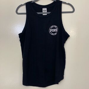 PINK Victoria Secret black activewear tank top